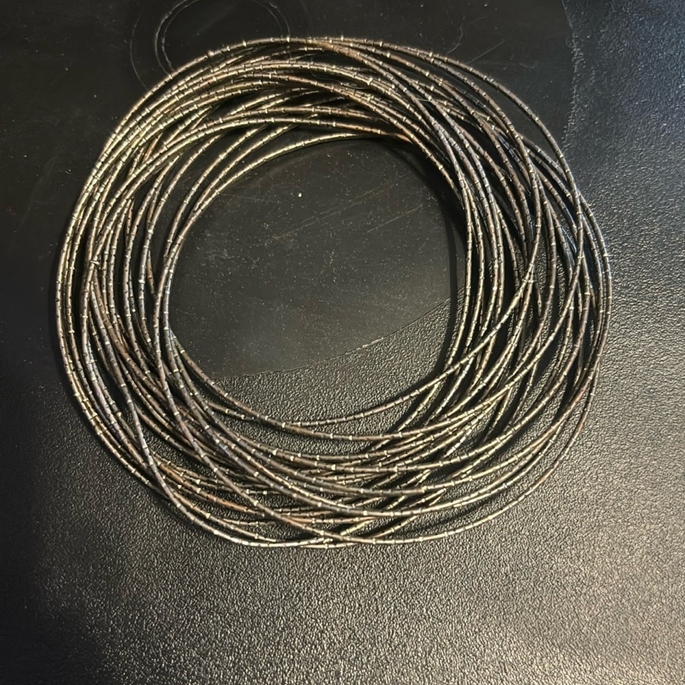 Multi layer one piece bracelet
